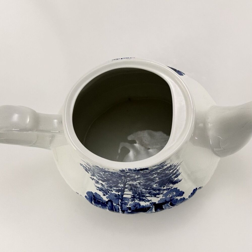 Vintage J & G Meakin English Ironstone Teapot Stokesay Castle Shropshire - Picture 4 of 9